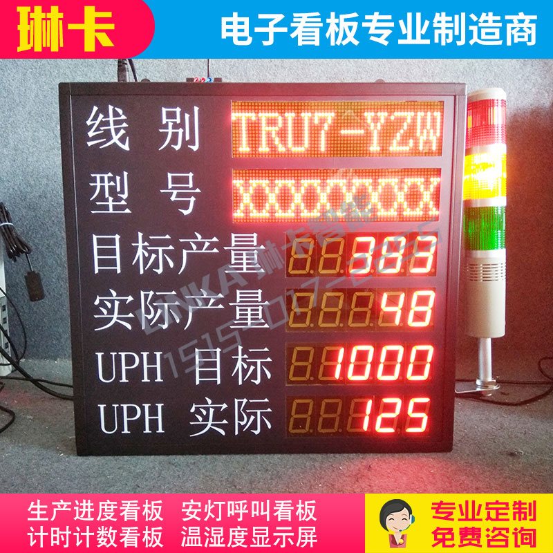 安燈呼叫電子看板?帶三色報(bào)警燈