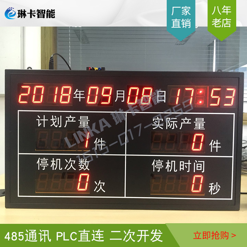 計(jì)劃產(chǎn)量電子看板